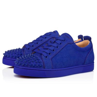 Zapatillas Louis Junior Spikes Orlato Christian Louboutin Hombre - Azules - 3185198B266